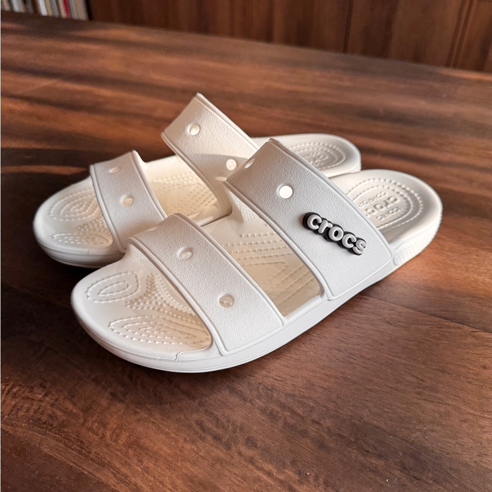 Crocs, Classic Sandal, W8, M6, White